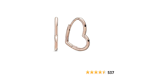 Pandora Jewelry Asymmetric Heart Hoop 