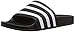adidas Originals Kids' Adilette Slide, black/white/black, 3 M US Little Kid