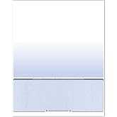 Compuchecks 500 Blank Check Stock, Check on Bottom, Blue Diamond | Computer Laser Checks, 8.5 X 11 in Sheets Work with Inkjet Printers, QuickBooks, Quicken and VersaCheck, 8 Security Features