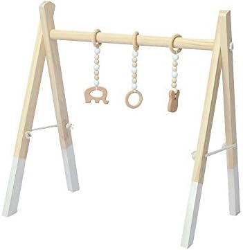 Baby Clothes Rack,Nordic Baby Room Decor Play Gym Toy Wooden Nursery Sensory Toy Gift Infant Room Clothes Rack Accessories Photography Props Epaynetwork