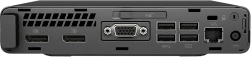 HP EliteDesk 800 G3 Mini Desktop PC, Intel Core i5-7500, 8GB RAM, 256GB SSD, US QWERTY WiFi Keyboard, Bluetooth, Windows 11 Pro (Refurbished)