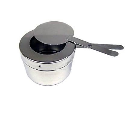 Chafing Dish Speisenwärmer Brennpastebehälter Brennpaste Behälter Deckel 10x