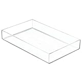 iDesign Clarity Plastic Drawer Organizer, Storage