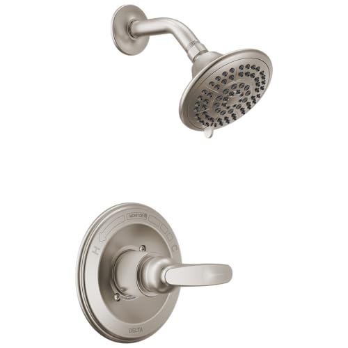 Delta Foundations 13 Series 5-Setting Shower Faucet Set, Chrome Shower Head and