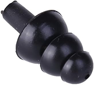 Qiaoshiren Ears Plugs Noise Reducing Hearing Protection For Sleeping, Concerts, Music, Construction Work, Reusable Soft Hypoallergenic Silicone Materia Earplugs 10 Packs Yellow (Black)