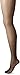 CK Women's Matte Ultra Sheer Pantyhose with Control Top, Black, Size B