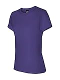 Hanes 4.5 oz Women's NANO-T Lightweight Premium T-Shirt - Purple - M