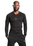 Kutting Weight Men's Neoprene Weight Loss Sauna Shirt Long Sleeve