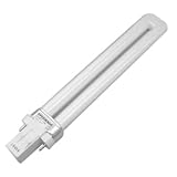 Sylvania 20329 (4-Pack) CF9DS/827/ECO 9-Watt Single Tube Compact Fluorescent Light Bulb, 2700K, 580 Lumens, 82 CRI, T4 Shape, G23 Bi-Pin Base