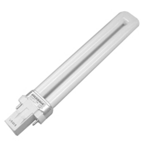Sylvania 20329 (4-Pack) CF9DS/827/ECO 9-Watt Single Tube Compact Fluorescent Light Bulb, 2700K, 580 Lumens, 82 CRI, T4 Shape, G23 Bi-Pin Base