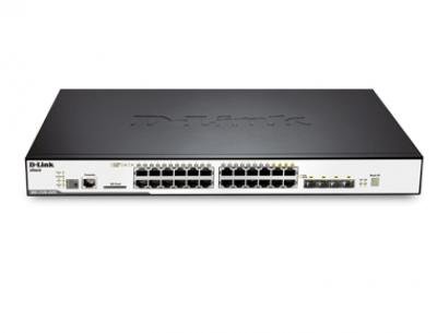 D-Link DGS-3120-24PC 24-port xStack Layer 2 Stackable PoE Gigabit Switch