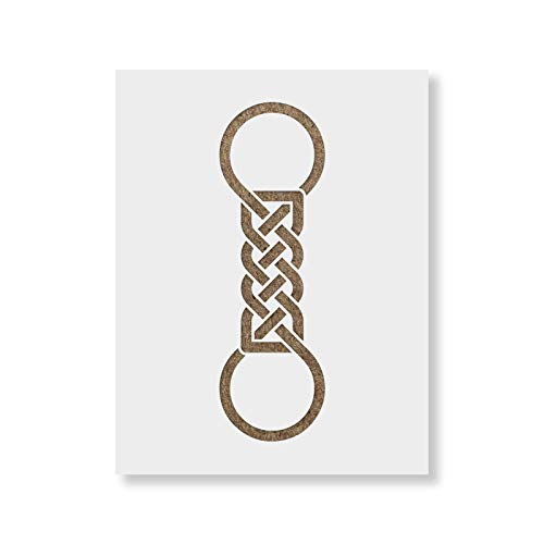 Celtic Knot Stencil Template for Walls and Crafts - Reusable Stencils for Painting in Small & Large Sizes