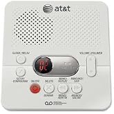 AT&amp;T Digital Answering System, w/Min Record Time, White