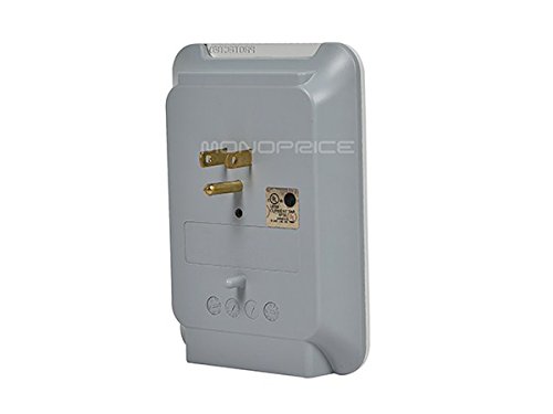 Monoprice 109196 Outlet Power Surge Protector Slim Wall Tap, 540 Joules