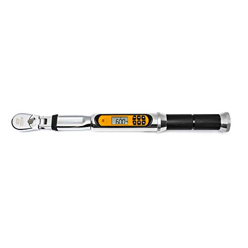 GEARWRENCH 3/8" 120XP Flex Head Electronic Torque Wrench with Angle, 10