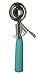 Good Living Stainless Steel Ice Cream Scoop with Release Lever and Rubberized Handle for Comfort Grip, Green, 1-scoop