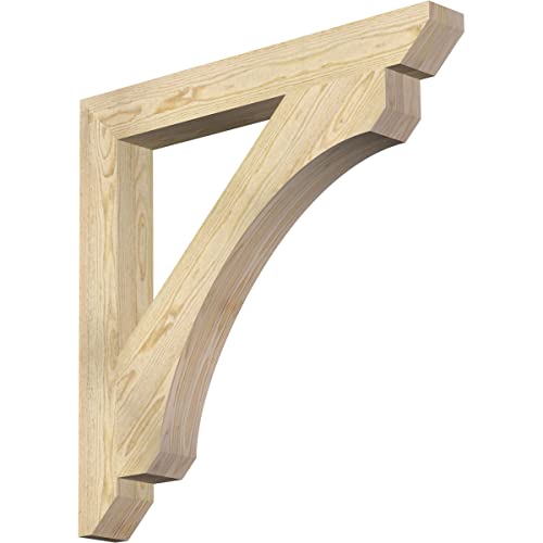 4"W x 34"D x 34"H Legacy Slat Rough Sawn Bracket, Douglas Fir