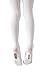 Stelle Girls Tights Ballet Dance Tights Women Ultra Soft Pro Convertible Transition Tights (White, S)
