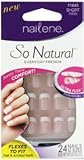 Nailene So Natural Ultra Flex Pink French Short Nails (Pack of 2)