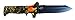 Bubba  6 Inch Scout Knife with Mossy Oak Break-Up Country Camo, Full Tang High-Carbon Stainless Steel Non-Stick Blade, Lanyard Hole and Synthetic Sheath for Hunting, Camping and Fishing