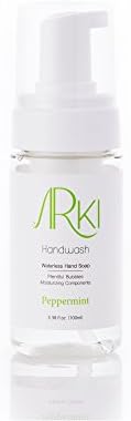 ArKi Premium Foaming Hand Sanitizer with Advanced Moisturizers - Peppermint - 3.38 fl.oz - 100ml