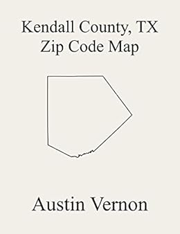 Amazon Com Kendall County Texas Zip Code Map Includes Boerne