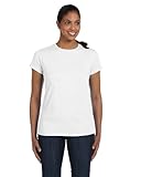 Hanes Women`s Relaxed Fit Jersey ComfortSoftÂ® Crewneck T-Shirt, M-White