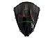 Protek ABS Plastic Injection Black Smoke Double Bubble Transparent Windscreen Windshield for 2006 2007 2008 2009 2010 2011 2012 2013 2014 2015 2016 2017 2018 Kawasaki Ninja ZX14 ZX14R ZX1400C ZX1400A