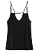 Romwe Women's Casual Tops Backless Sexy Short T Shirt Tank Top Black S