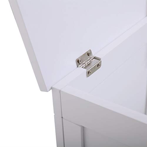 Wooden Toy Box Storage Chest Kids Bench Organizer Furniture White Bin Playroom