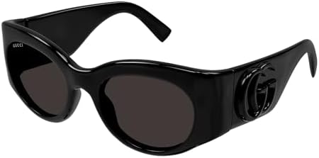 Amazon.com: Gucci GG1342S Black/Grey 59/16/145 men Sunglasses
