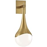 Mitzi H375101-AGB Ariana - 1 Light Wall Sconce 18.25 inches Tall and 6.75 inches Wide - Aged Brass