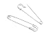 Officepal 2.76 inches Heavy Duty Safety Pins in a Box Container, Large, Extra Strong Steel Metal Spring Lock Pin Fasteners for Quilting, Blankets, Crafts, Clothing, Upholstery (30 Count)