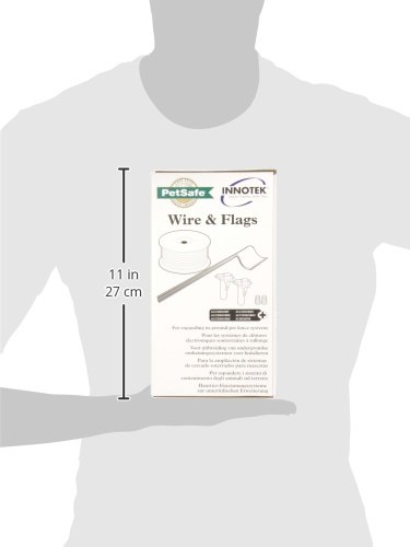 PetSafe Fence Wire and Flag Kit, Includes 50 boundary Flags and 500 ft of Wire, Expand your In-Ground Fence