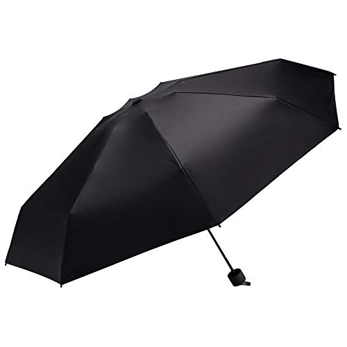 Goothdurs Travel Mini Umbrella - Compact Small Sun & Rain Windproof Umbrellas for Women Men with 95% Anti-UV Portable Lightweight Outdoor Parasol - Thumbnail 3