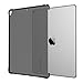 LUVVITT Clear Grip Flexible Soft Transparent TPU Shockproof Rubber Back Cover for iPad Pro 10.5 inch (2017) and iPad Air 3 (2019-3rd gen) - Transparent Black