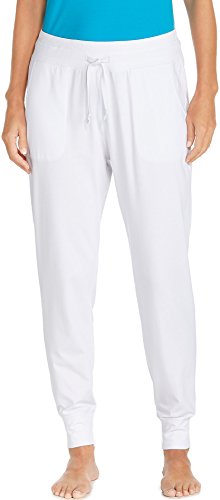 Coolibar UPF 50+ Women's Weekend Pants - Sun Protective (XX-Large- Bright White)
