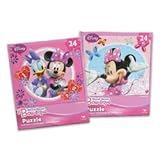 24 Piece Minnie Mouse Puzzle (Assorted) - Childrens Beginner Puzzle