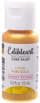 Edible Art Decorative Paint - Pure Gold - Cake Pops