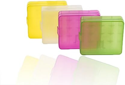 4 x Battery Box Storage Box For AA or AAA Battery Box for 4 x 18650 Battery Box Battery Holder or CR 123 A (Clear Colour)
