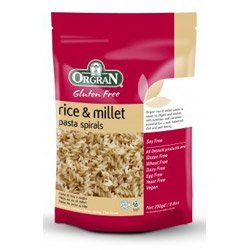 Orgran Gluten Free Rice and Millet Pasta Spirals -- 8.8 oz