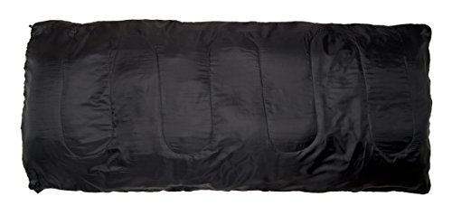 World Famous Sports 40 Degree Sleeping Bag, Black, 3lb