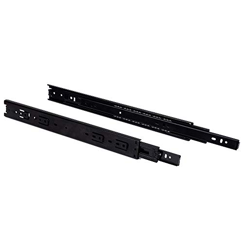 2 Pairs of 14 Inch Hardware 3Section Full Extension Ball Bearing Side