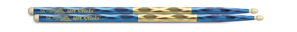 Hotsticks HS M5AW-B Macrolus Wood Tip 5A Drumsticks - Blue