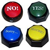 4 Total Buttons! The NO, YES, SORRY and MAYBE Buttons - SIMPLIFY YOUR LIFE WI...