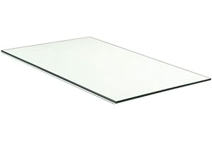ONLY GARMENT RACKS 12" x 24" Tempered Glass Shelf 3/16" Thick