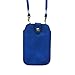 Tapp Collections Leather Neck Pouch for Phone (Style 2) - Blue