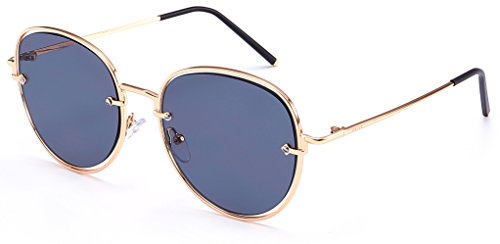PRIVE â€œThe Escobarâ€ Handcrafted Designer Aviator Sunglasses (Gray)
