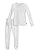 City Threads Baby Girls Thermal Underwear Set Perfect for Sensitive Skin SPD Sensory Friendly, White- 18/24M