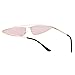 ROYAL GIRL Sexy Cat Eye Sunglasses For Women Fashion Designer Small Frame Retro Vintage Shades Pink Lens